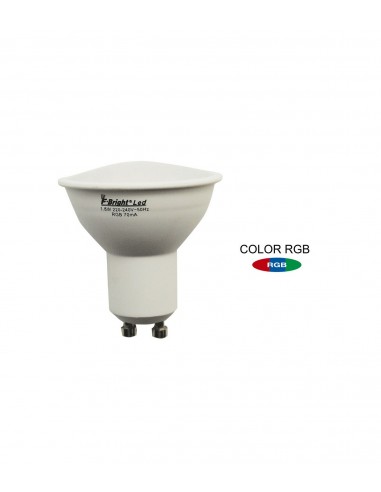 LAMPARA DICROICA LED RGB CON EFECTOS GU10 1,8W F.BRIGHT 