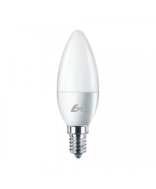 LAMPARA VELA LED 5,5W E14 LUZ CALIDA EMC 