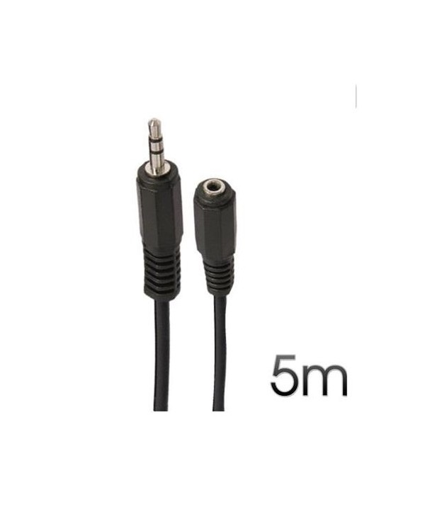 CABLE STEREO MINI JACK 3.5 EXTENSION M/H 5 METROS 